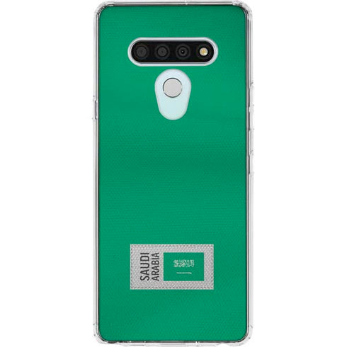 Saudi Arabia Soccer Flag LG Stylo 6 Clear Case